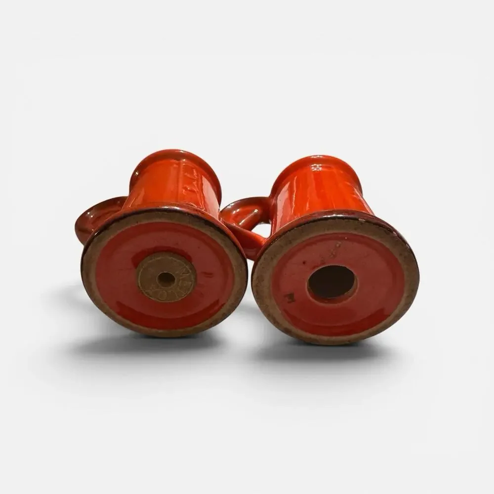 Vintage Metlox Vernon Poppytrail Red Rooster Salt & Pepper Shakers